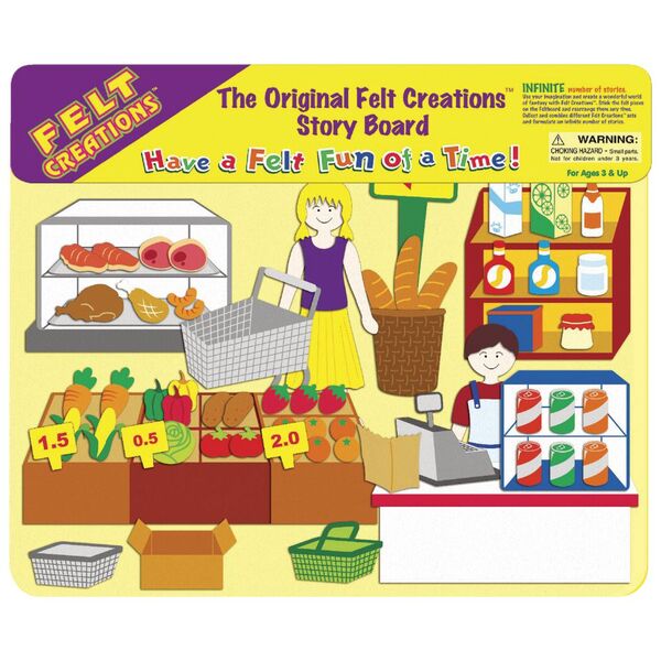 Felt Creations Supermarket Storyboard Set