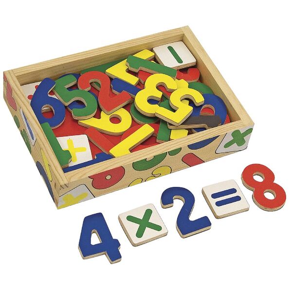 Melissa & Doug Magnetic Wooden Numbers 37 Pack