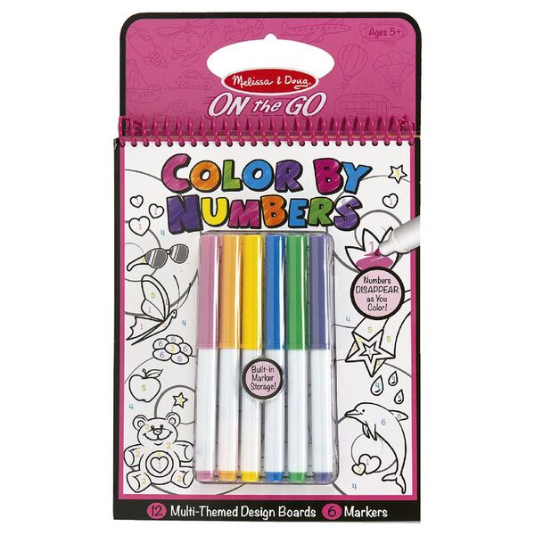 Melissa & Doug Colour by Number Activity Book Pink