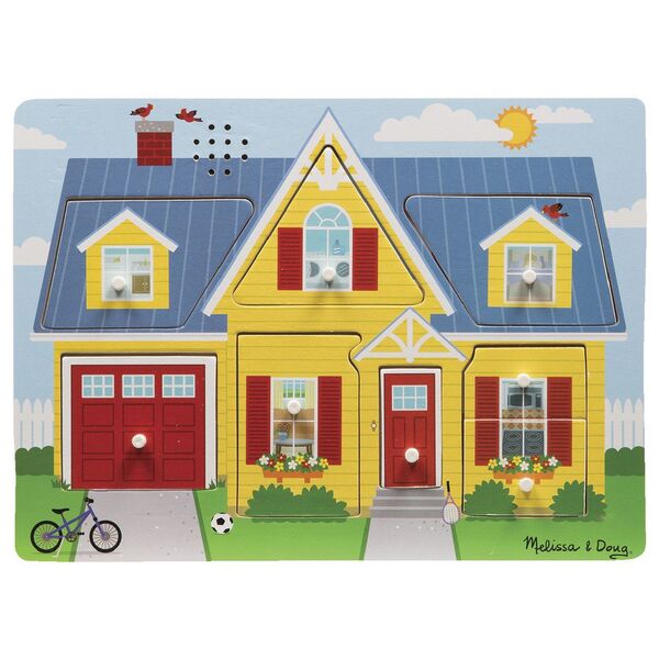 Melissa and Doug Wooden Puzzle Around the House