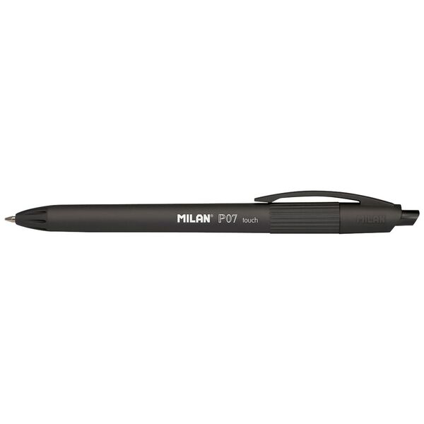 Milan P07 Finetouch Ballpoint Pen 0.7mm Black