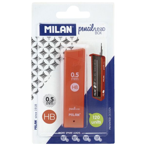 Milan Mechanical Pencil Lead Refills 0.5mm HB