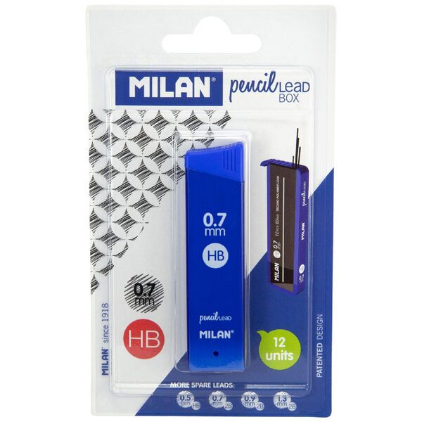 Milan Mechanical Pencil Lead Refills 0.7mm HB