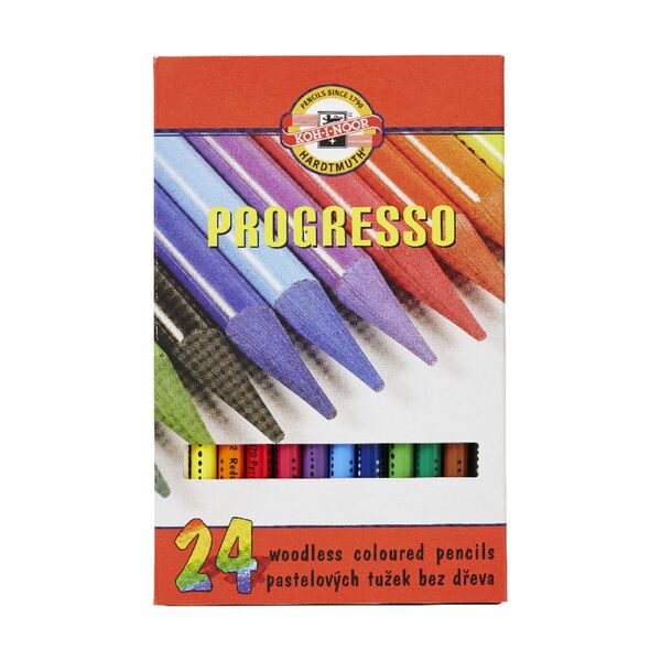 Koh-I-Noor Progresso Coloured Pencils 24 Pack