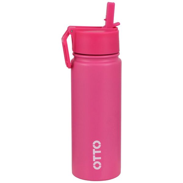 Otto Brights Drink Bottle 500mL Hot Pink