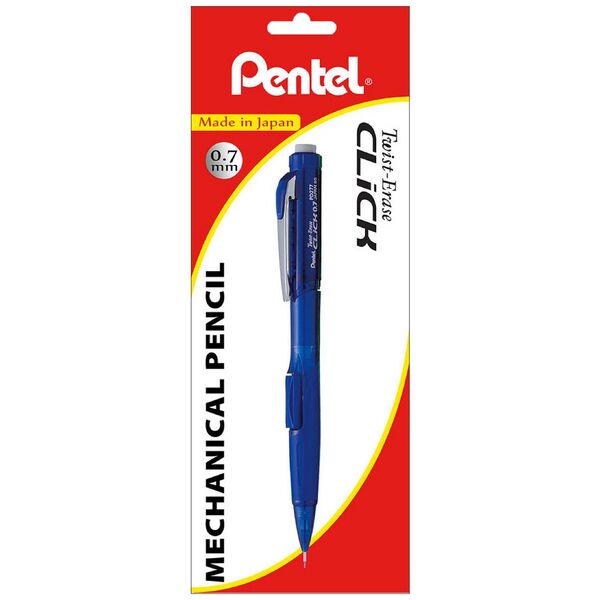 Pentel Twist Erase-Click Mechanical Pencil 0.7mm Blue