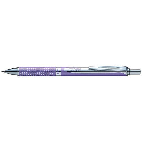 Pentel Energel Gel Pen Metal Barrel Violet