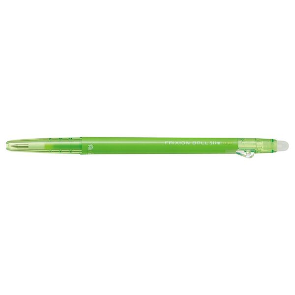 Pilot Frixion Slim Retractable Erasable Gel Pen Light Green