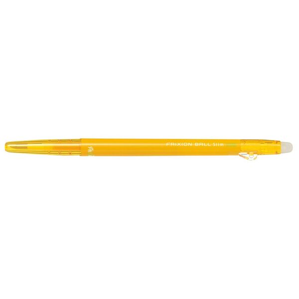Pilot Frixion Slim Retractable Erasable Gel Pen Yellow