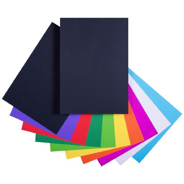 Quill A4 Paper 125gsm 100 Pack Assorted