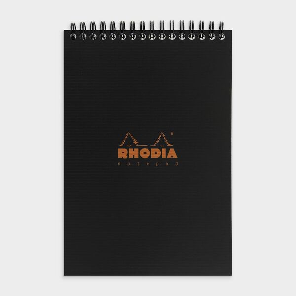 Rhodia Rhodiactive A5 Ruled Notepad Black