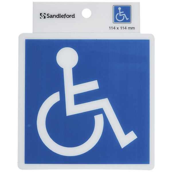 Sandleford Disabled Symbol Self-adhesive Sign