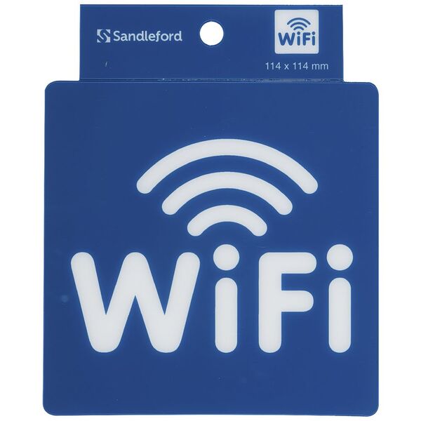 Sandleford WiFi Zone Symbol Self-adhesive Sign