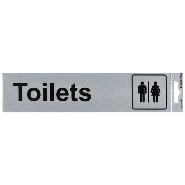 Sandleford Toilets Symbol Self-adhesive Sign
