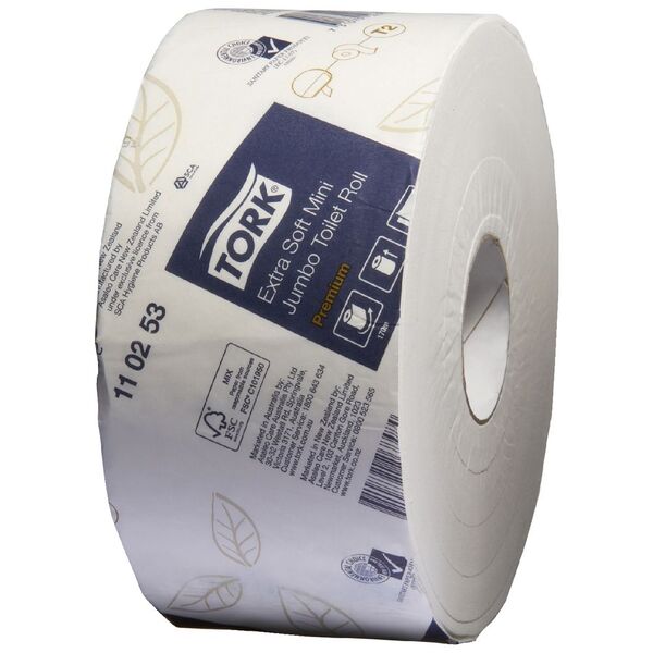 Tork T2 Toilet Paper Mini Jumbo Toilet Roll 12 Pack