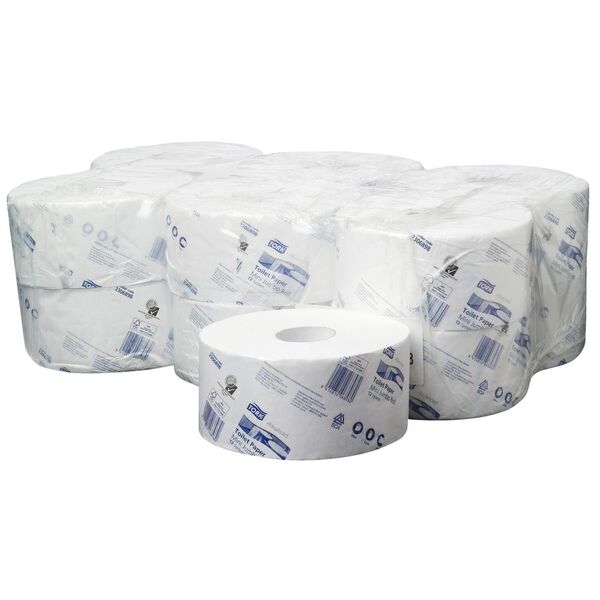 Tork Advanced Mini Jumbo Roll Toilet Paper 12 Pack