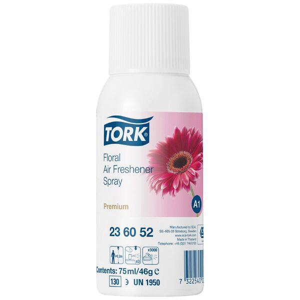 Tork Air Freshener A1 Refill Floral 75mL 12 Pack