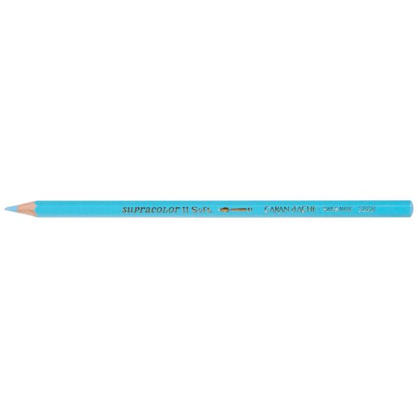 Caran d'Ache Supracolor Soft Aquarelle Pencil Turquoise Blue