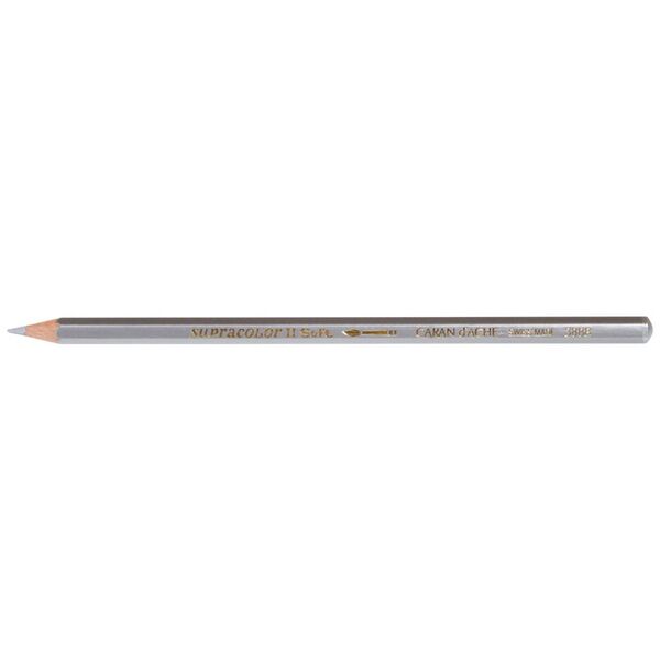 Caran d'Ache Supracolor Soft Aquarelle Pencil Silver