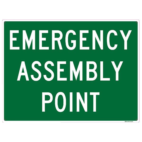 Emergency Assembly Sign 450 x 600mm