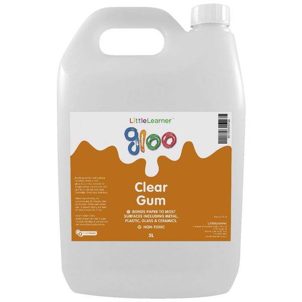 Gloo Clear Gum Glue 5L