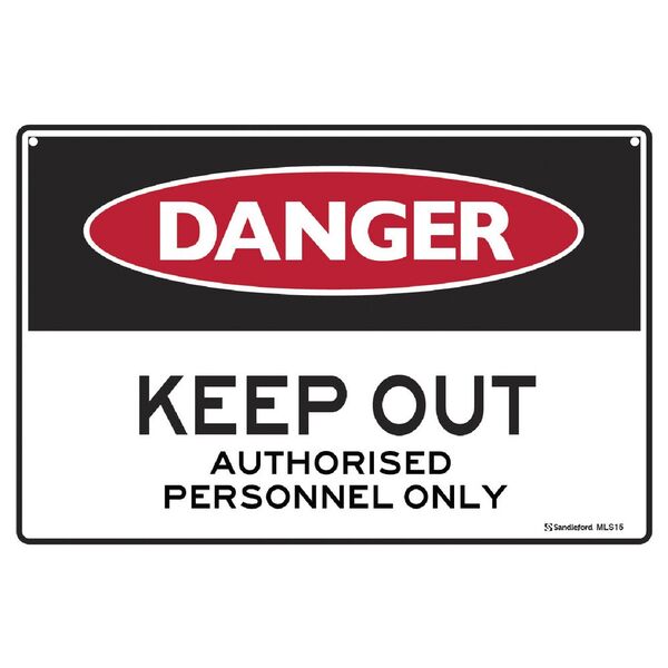 Keep Out Sign 30 x 45cm
