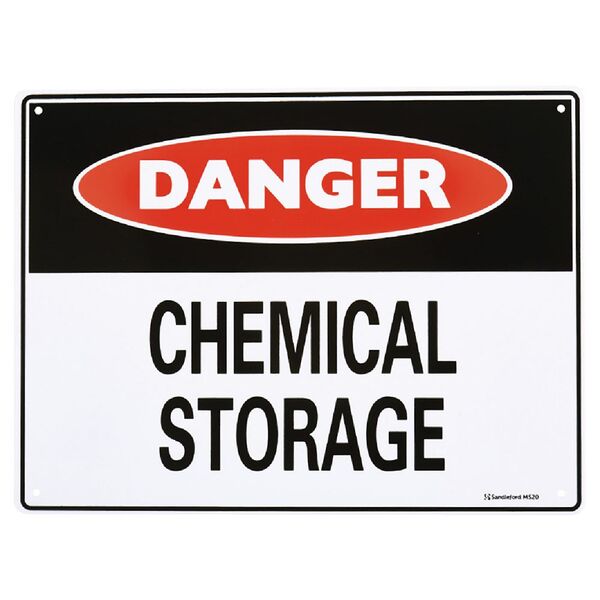 Danger Chemical Storage Sign 300 x 225mm