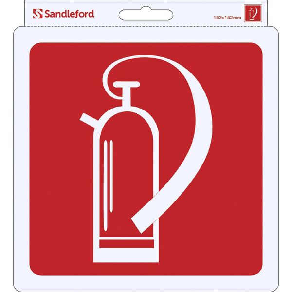Fire Extinguisher Self – Adhesive Sign