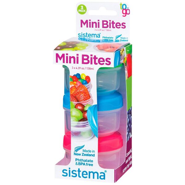 Sistema To Go Mini Bites Set 3 Pack