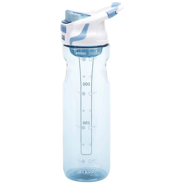 Smash Hydro Chugger Drink Bottle 750mL Grey and Blue