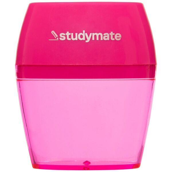 Studymate Barrel 2 Hole Sharpener Pink