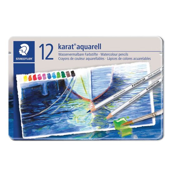 Staedtler Karat Aquarell Watercolour Pencils 12 Pack