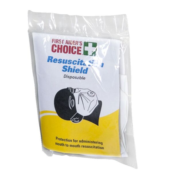 First Aider's Choice Disposable Resuscitation Face Shield