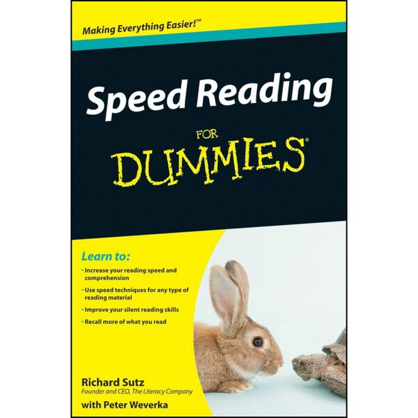Speed Reading For Dummies Book