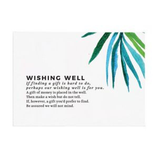 Wishing Well and Registry Cards