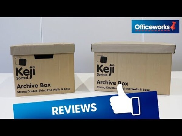 Keji Standard Archive Box 10 Pack Officeworks - Wall Filing System Officeworks