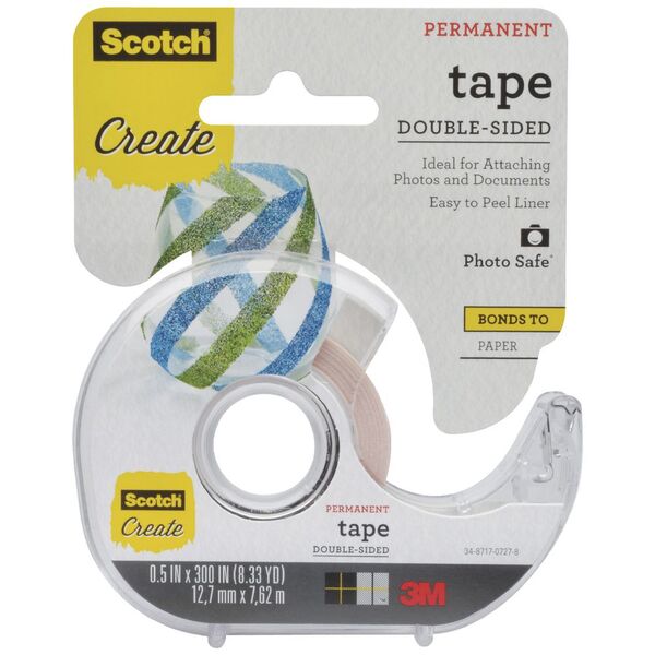 Scotch Double Sided Permanent Tape Officeworks - Wall Safe Tape Double Sided