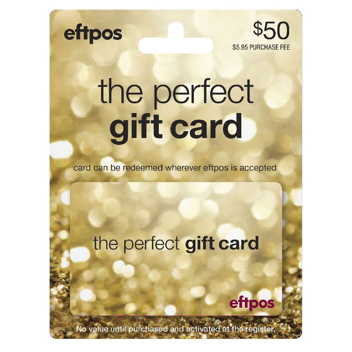 Eftpos Gold Gift Card 50