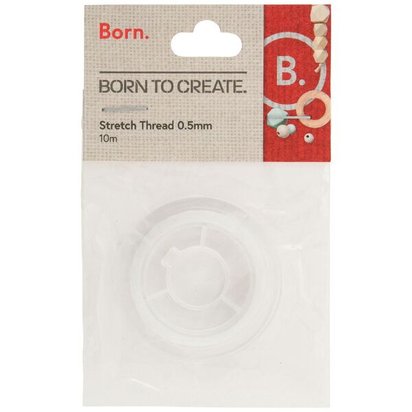 Born 0.5mm Stretch Thread 10m Clear