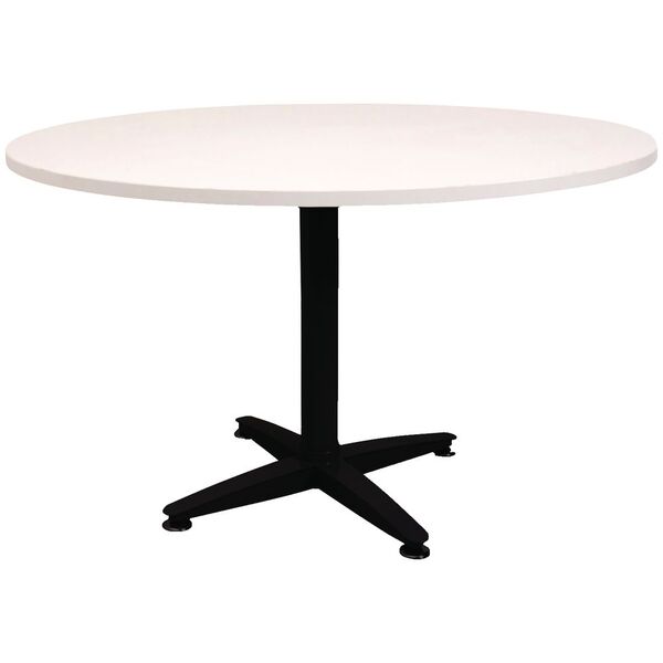 Star Base Round Table 1200mm White, How Many Chairs Fit Around A 1200mm Table Legs