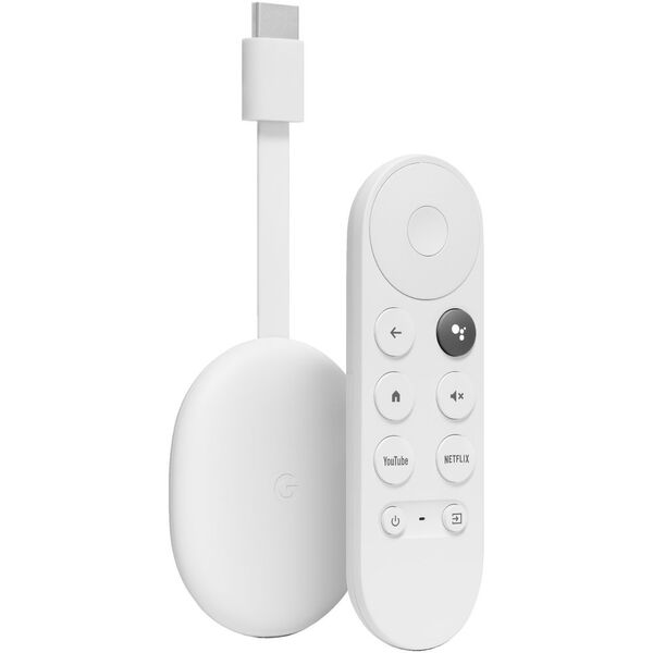 Google Chromecast 4K Google TV White | Officeworks