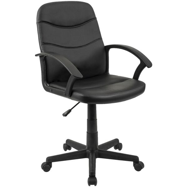 Finchley Medium Back Chair Black, Wooden Chair Mats Officeworks