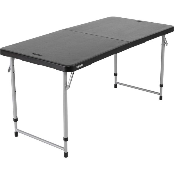 4 Foot Bi Fold Table Officeworks, Lifetime Folding Table Weight Capacity