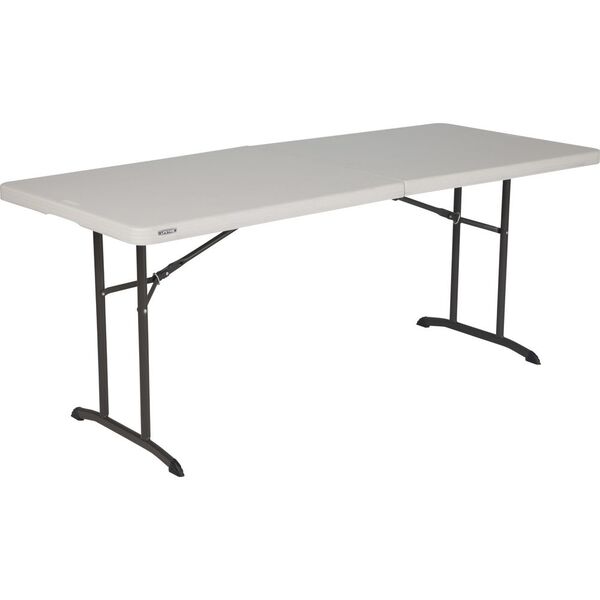 Lifetime Commercial 6 Foot Bifold Table, Lifetime Folding Table Weight Capacity