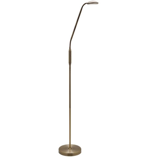 Dylan 6w Led Floor Lamp Brass Officeworks, Brass Led Floor Lamp