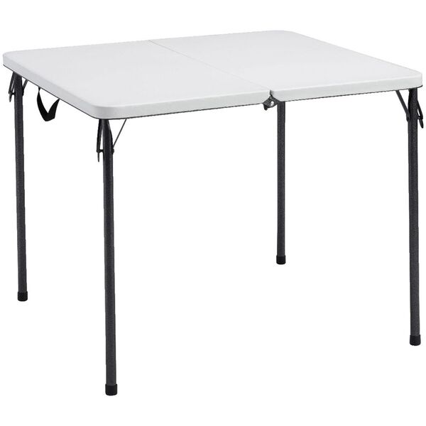 Square Bi Fold Trestle Table Officeworks, What Is The Average Size Of A Folding Card Table
