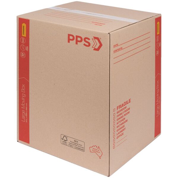 PPS Moving Box with Handles Large 431 x 406 x 596mm