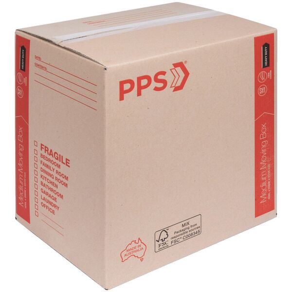 PPS Heavy Duty Moving Box Medium 406 x 298 x 431mm