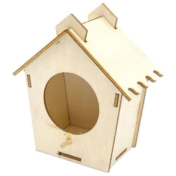 Little Learners Make Wooden Bird House, Wooden Bird Houses To Paint