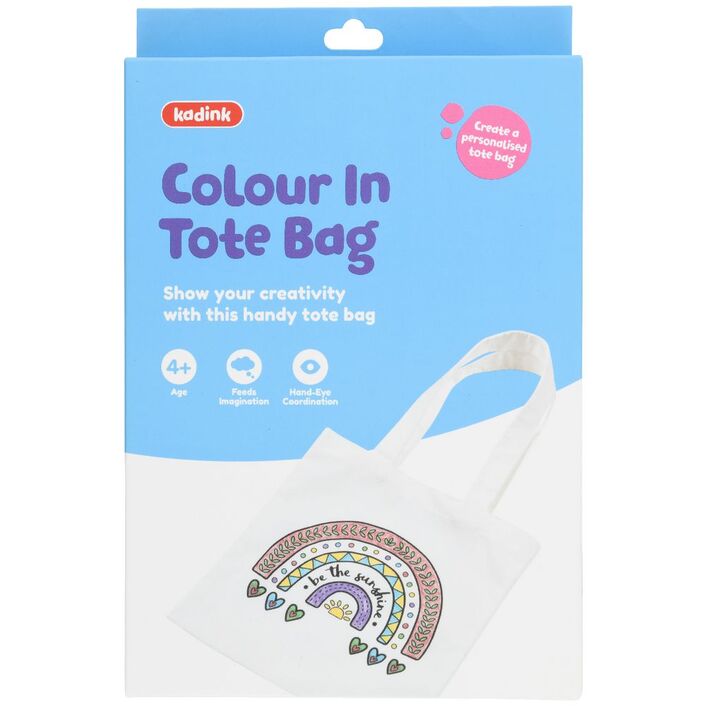 officeworks.com.au | Kadink Colour In Tote Bag Kit